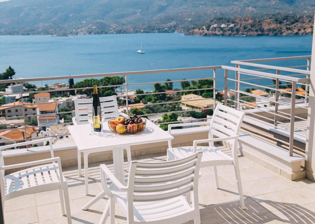 Kalavria Luxury Suites - Magnificent Sea View Of Poros Poros Town Exterior foto